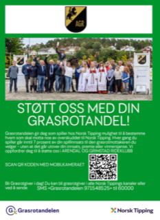 STØTT OSS MED DIN GRASROTANDEL